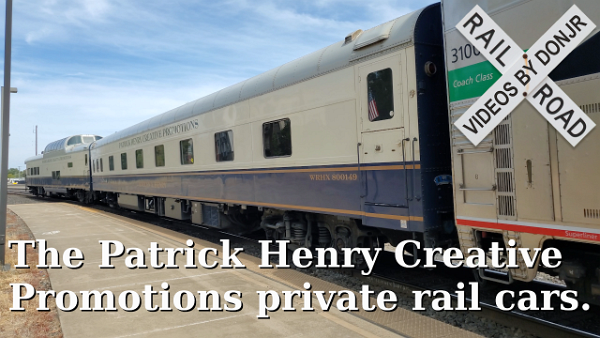 California Zephyr Number Five With The Patrick Henry Creative Promotions Private Railcars.