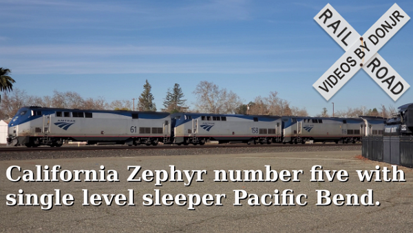 California Zephyr 5 With 4 Engines & Single Level Sleeper "Pacific Bend," ICBOA, & 2 Mixed Manifests.