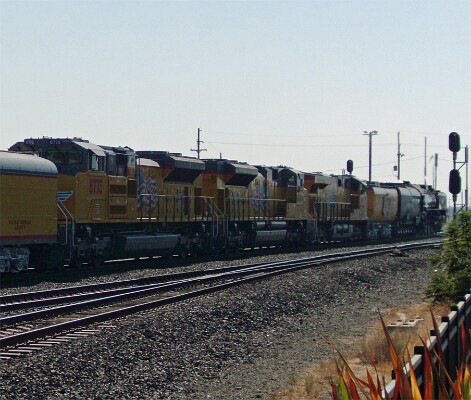 UP844&nbsp;&lpar;4-8-4&rpar; - UP7947&nbsp;&lpar;C45ACCTE&rpar; - UP8715&nbsp;&lpar;SD70ACe&rpar; - UP8775&nbsp;&lpar;SD70ACe&rpar;