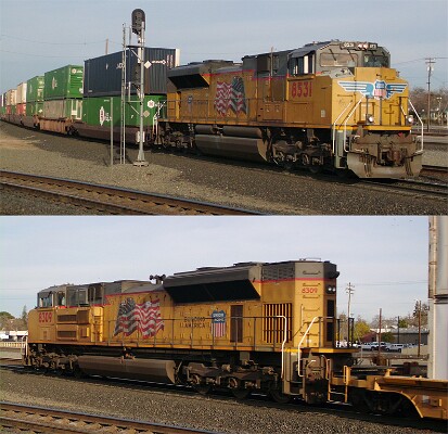 UP8531 &lpar;SD70ACe&rpar; - UP8309 &lpar;SD70ACe&rpar;