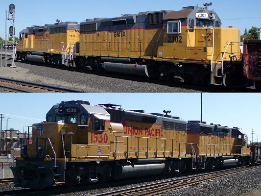 GMTX2302&nbsp;&lpar;GP38-2&rpar; - UP1530&nbsp;&lpar;GP40-2&rpar;