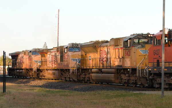 UP8421&nbsp;&lpar;SD70ACe&rpar; - UP5673&nbsp;&lpar;C44ACCTE&rpar; - UP5404&nbsp;&lpar;C45ACCTE&rpar;