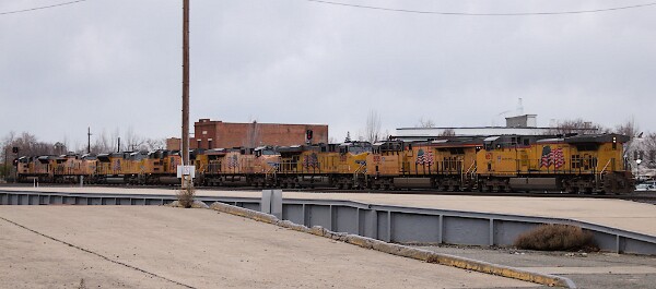 UP8635&nbsp;&lpar;SD70ACe&rpar; - UP8240&nbsp;&lpar;C45AH&rpar; - UP3077&nbsp;&lpar;SD70AH&rpar;* - UP8319&nbsp;&lpar;SD70ACe&rpar; - UP7780&nbsp;&lpar;C45ACCTE&rpar; - UP5267&nbsp;&lpar;C45ACCTE&rpar; - UP8155 &lpar;SD45AH&rpar; - UP6671&nbsp;&lpar;C44AC&rpar;