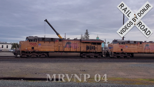 A Crane Lifts One End Of An Engine, A Mixed Manifest Heads For North Platte Nebraska And A Light Power Move. A Video From My YouTube Channel.