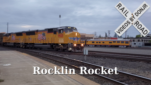 Capitol Corridor 538, A Light Power Move, The Rocklin Rocket, And A Photo Of An Officer Car Special. A Video From My YouTube Channel.